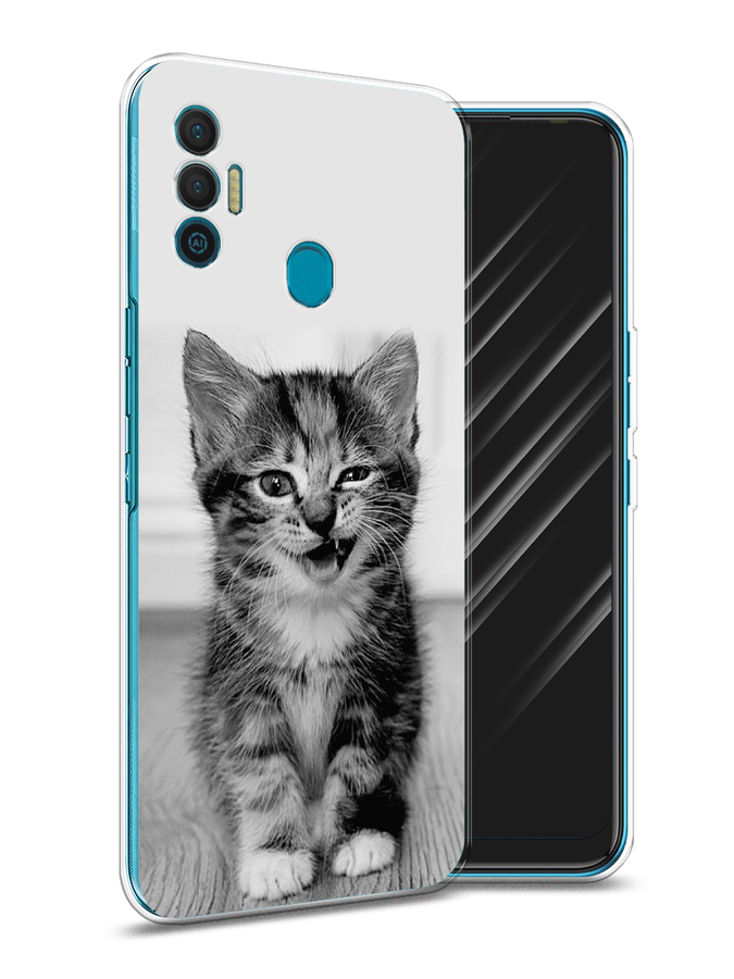 

Чехол Awog на Realme C15 "Подмигивающий котенок", Разноцветный, 255050-1