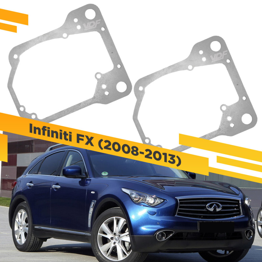 

Рамки для замены линз в фарах Infiniti FX 2008-2013 299 VDF FX-299, 299