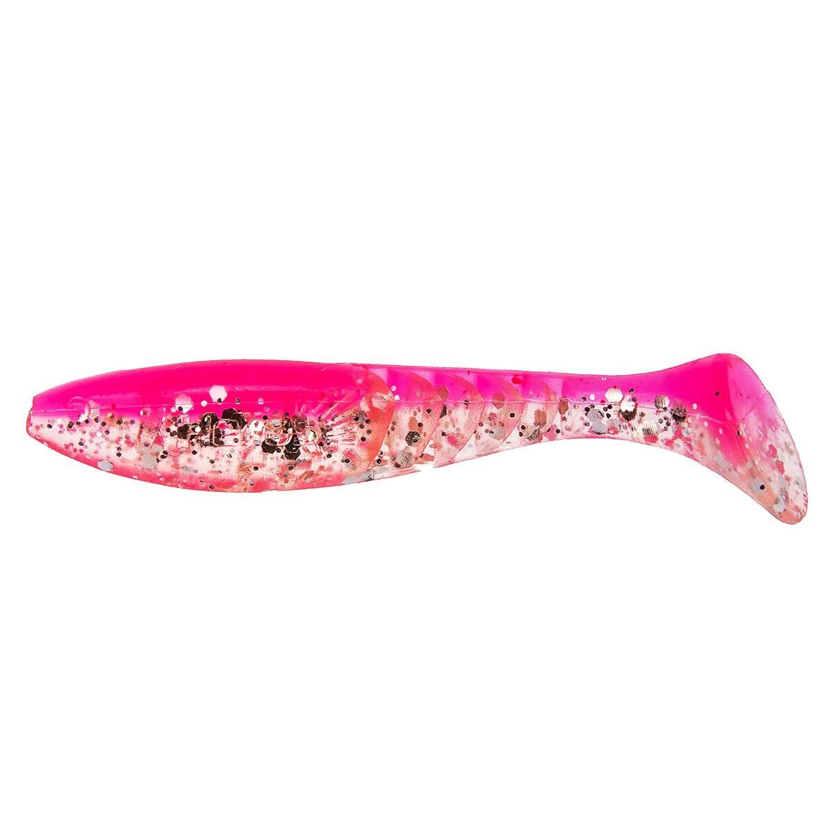 фото Виброхвост несъедоб. slash 2,64"/6,7 см silver sparkles & pink 100шт. (hs-19-035-n) helios