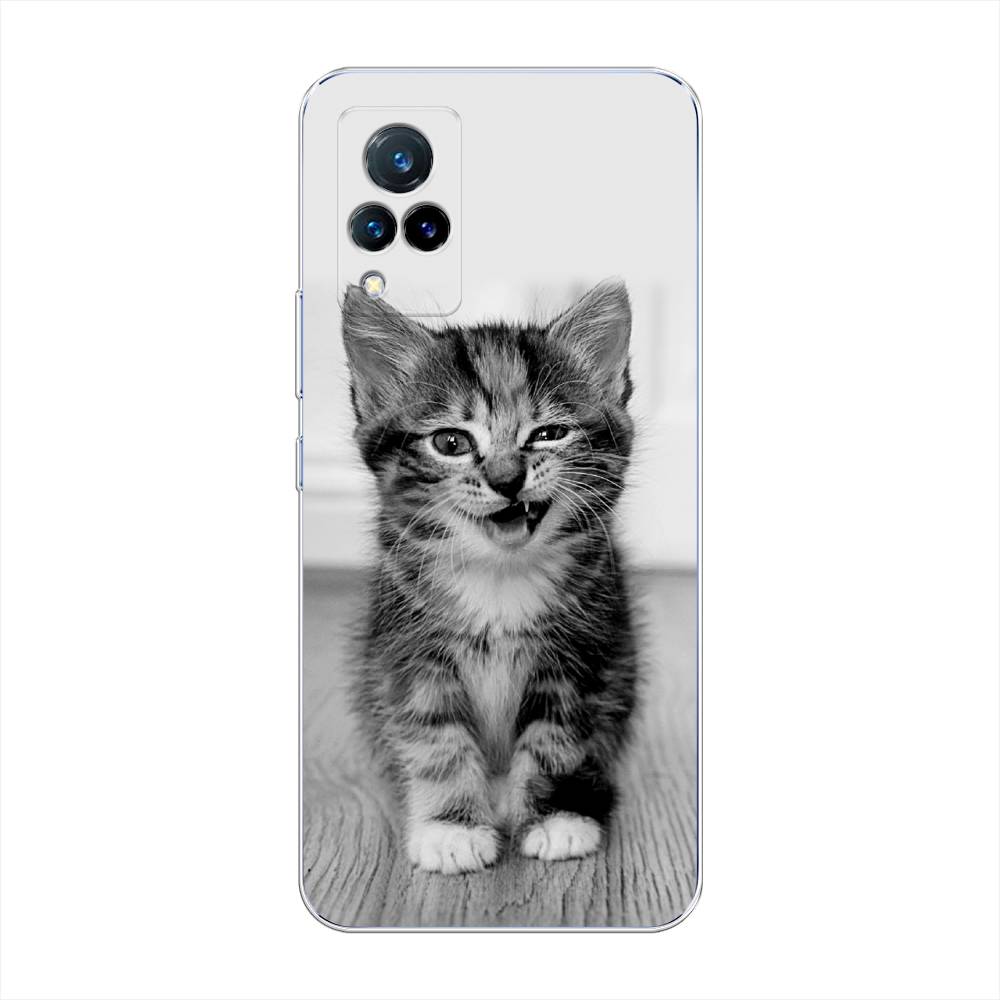 

Чехол Awog на Vivo V21 "Подмигивающий котенок", Разноцветный, 264350-1