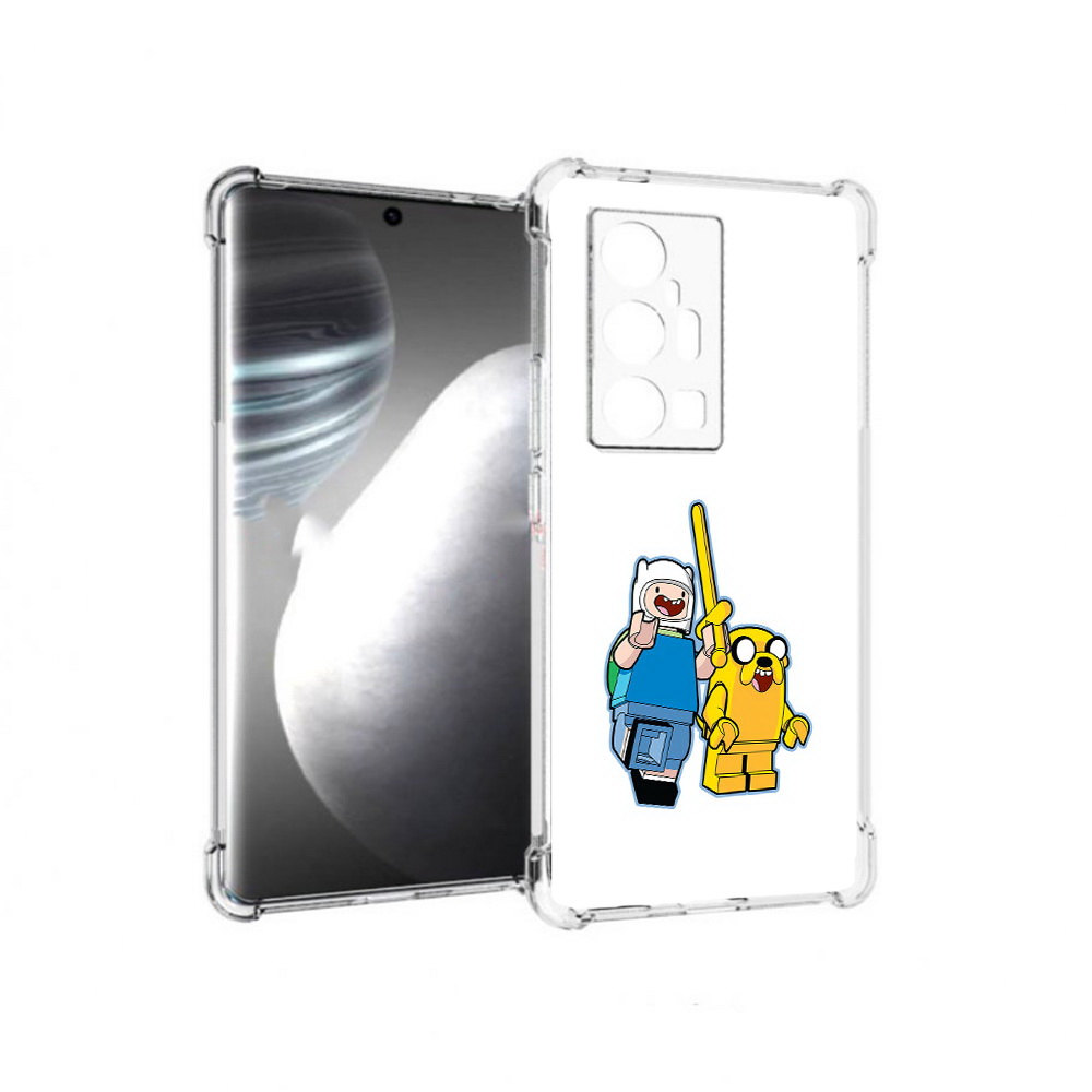 

Чехол MyPads Tocco для Vivo X7 Pro время приключений лего (PT227071.403.274), Прозрачный, Tocco