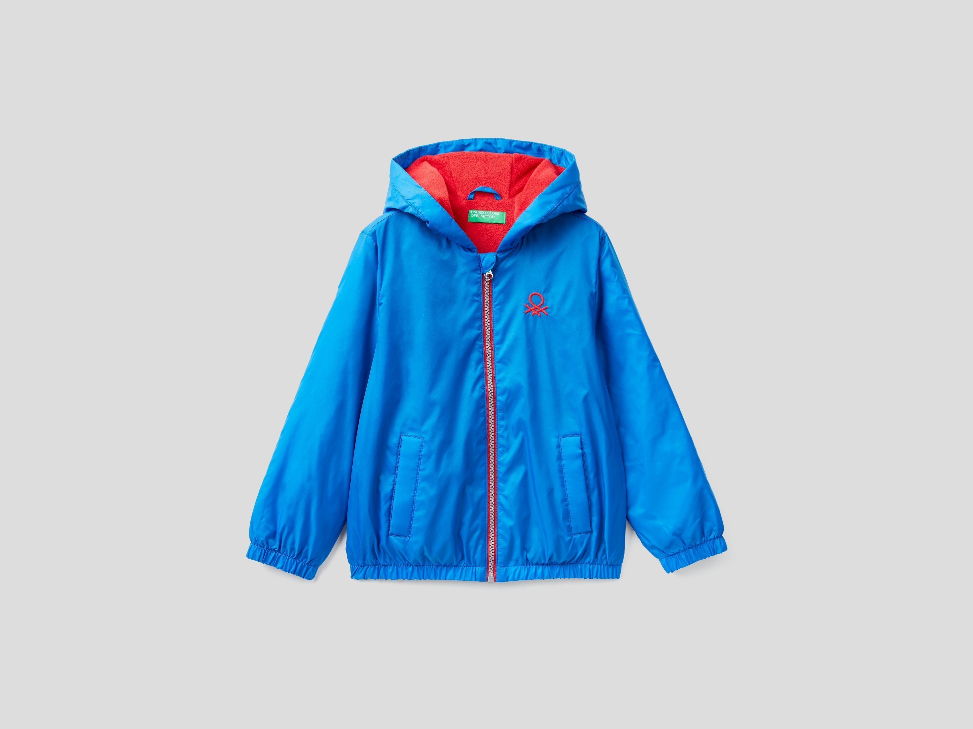 фото Ветровка для мальчиков benetton цв. синий р.146 united colors of benetton