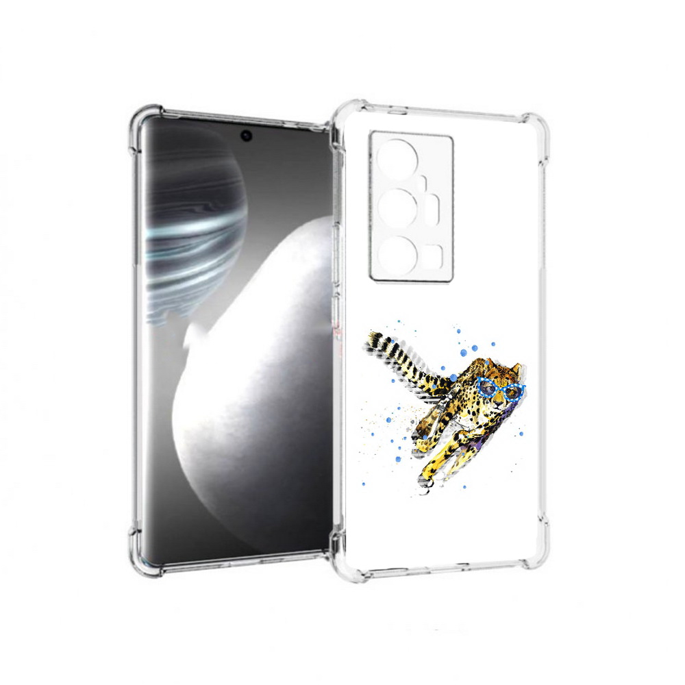 

Чехол MyPads Tocco для Vivo X7 Pro гепард в очках (PT227071.403.287), Прозрачный, Tocco