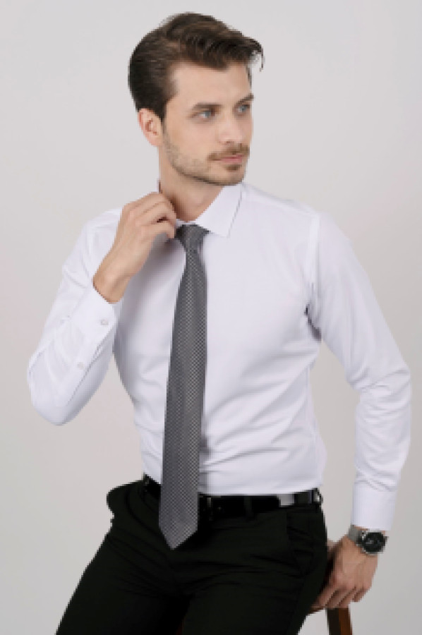 

Рубашка мужская Etikmen 224 белая 2XL (доставка из-за рубежа), Белый, 224