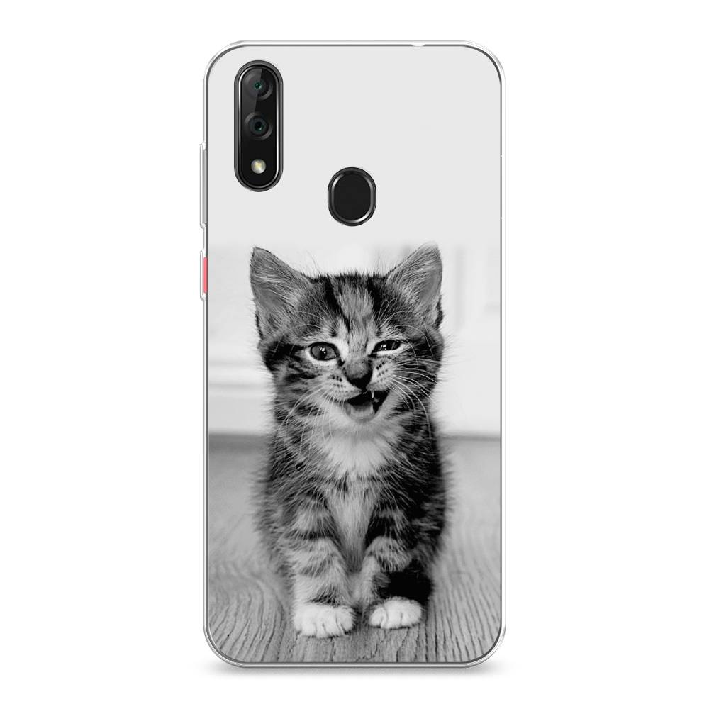

Чехол Awog на ZTE Blade V10 / ЗТЕ Блэйд V10 "Подмигивающий котенок", Разноцветный, 132750-1