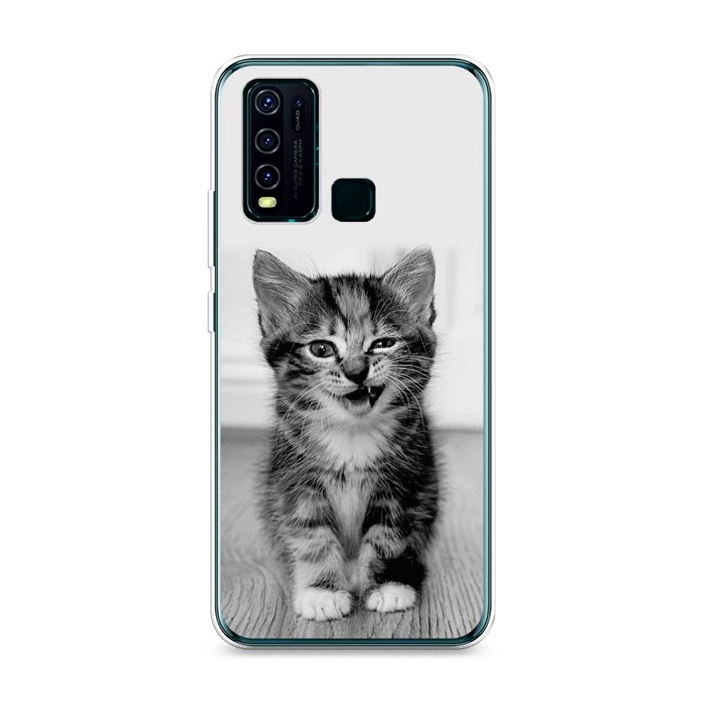 

Чехол Awog на Vivo Y30 "Подмигивающий котенок", Разноцветный, 263150-1