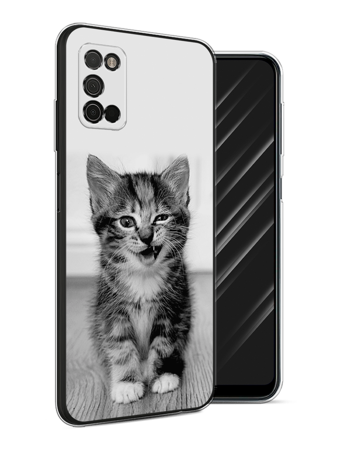 

Чехол Awog на Samsung Galaxy A03S / Самсунг A03S "Подмигивающий котенок", Разноцветный, 2103250-1