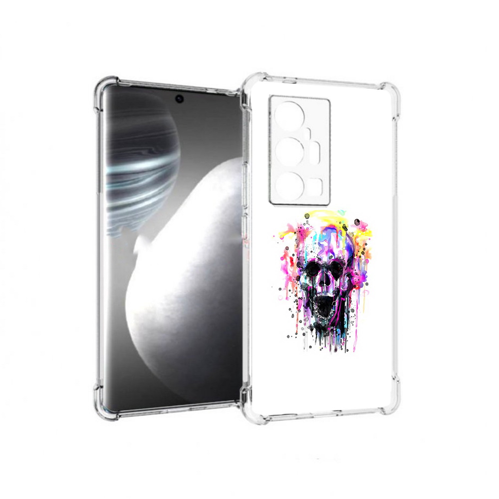 

Чехол MyPads Tocco для Vivo X7 Pro граффити череп (PT227071.403.298), Прозрачный, Tocco