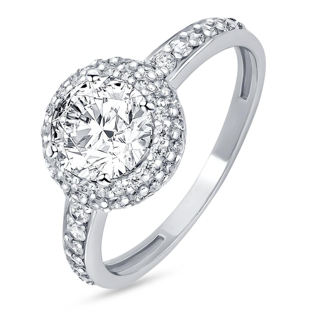 

Кольцо из серебра р. , 585Gold 701012922, фианит, 701012922