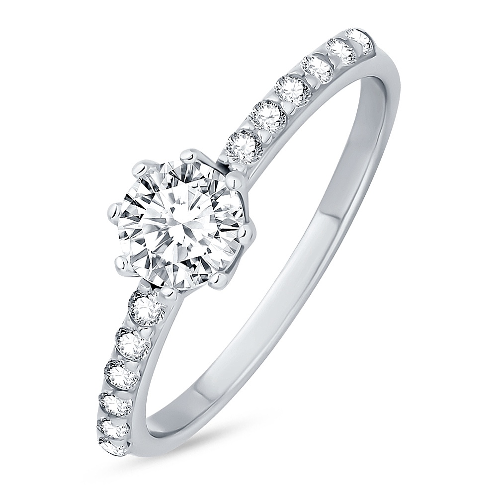 

Кольцо из серебра р. , 585Gold 701012856, фианит, 701012856