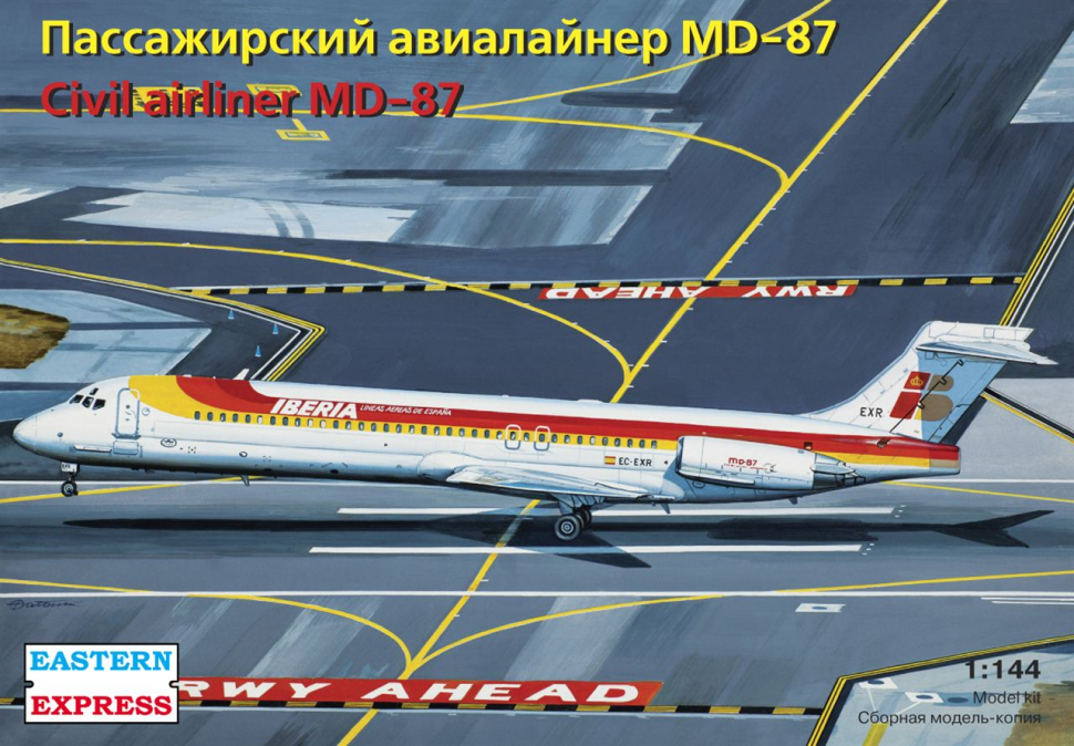 

Сборная модель EASTERN EXPRESS Авиалайнер MD-87 1 144 EE144110