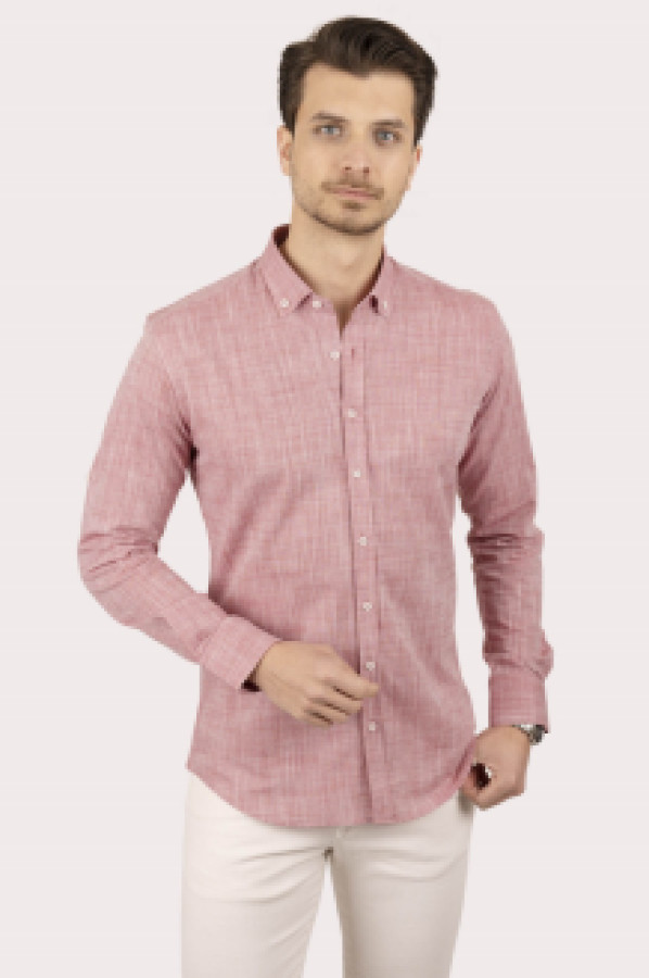 

Рубашка мужская Etikmen 253 розовая 2XL (доставка из-за рубежа), Розовый, 253