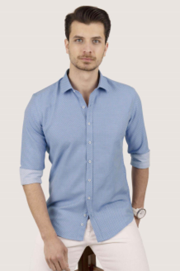 

Рубашка мужская Etikmen 260 голубая 2XL (доставка из-за рубежа), Голубой, 260