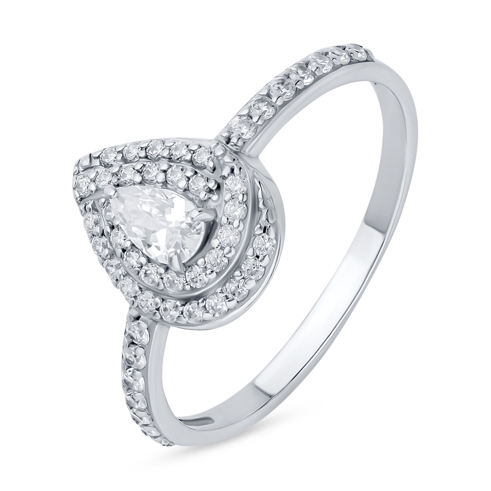 

Кольцо из серебра р. , 585Gold 701012867, фианит, 701012867