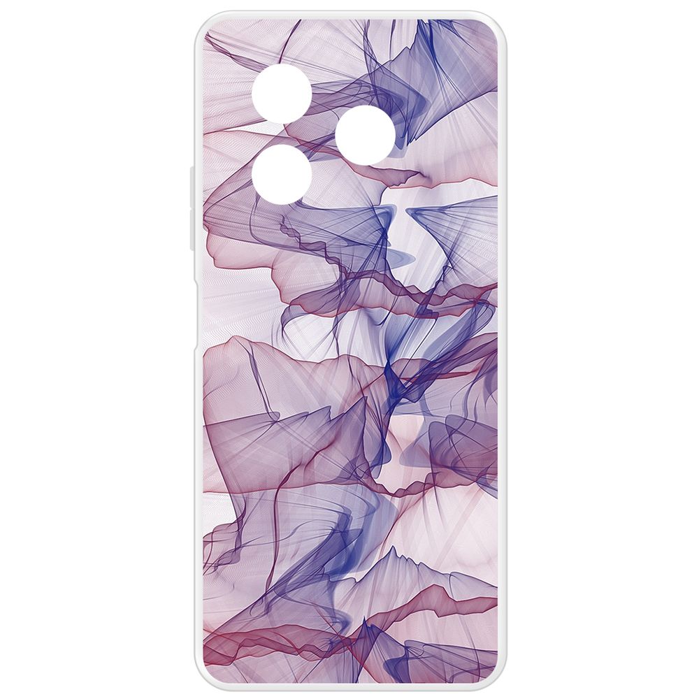 

Чехол-накладка Krutoff Clear Case Абстракт 15 для Itel S24, Прозрачный