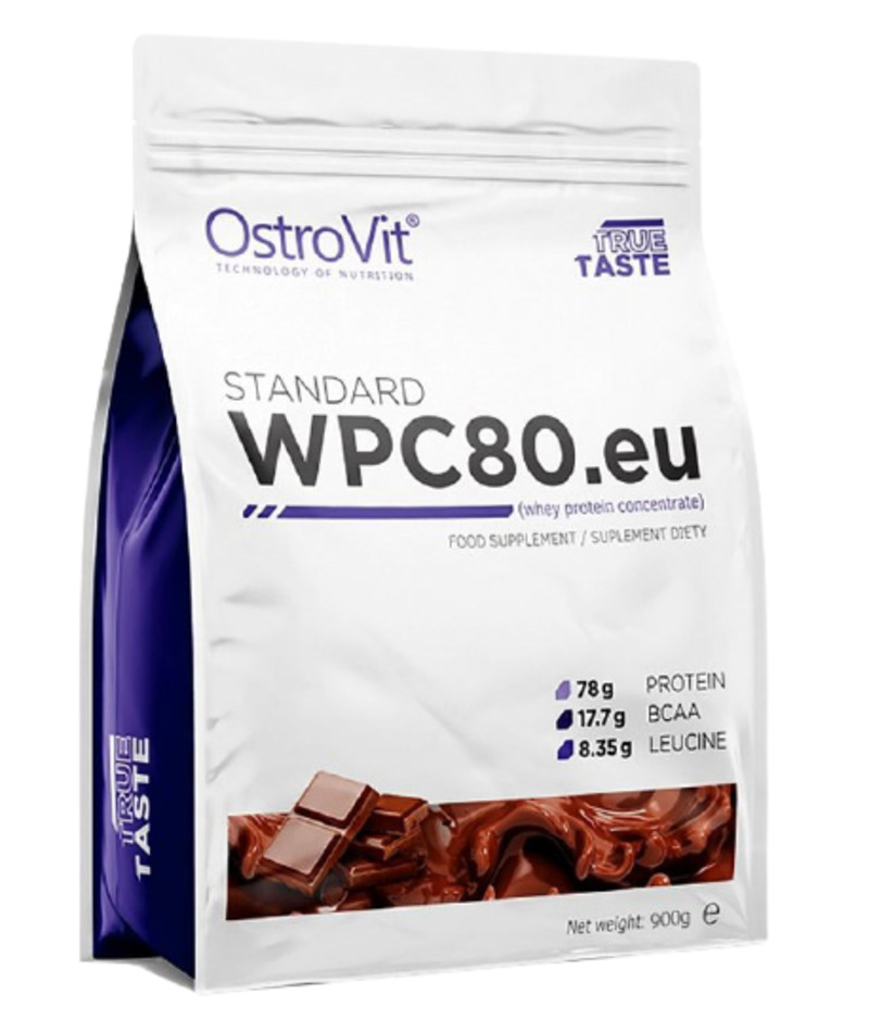 Сывороточный протеин Ostrovit Standard WPC80.eu (900 г) (Шоколад)