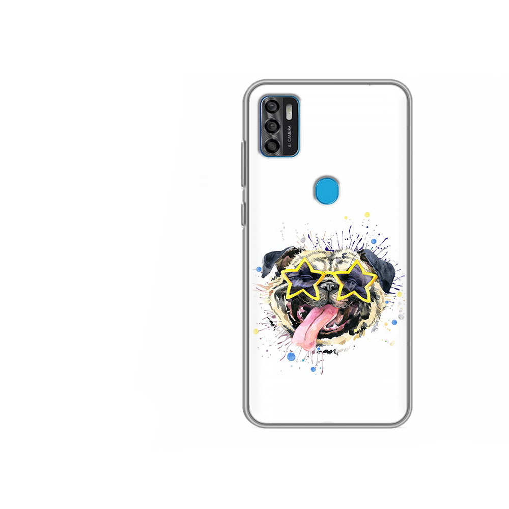 

Чехол MyPads Tocco для ZTE Blade A7s 2020 мопс боксер (PT158171.472.482), Tocco