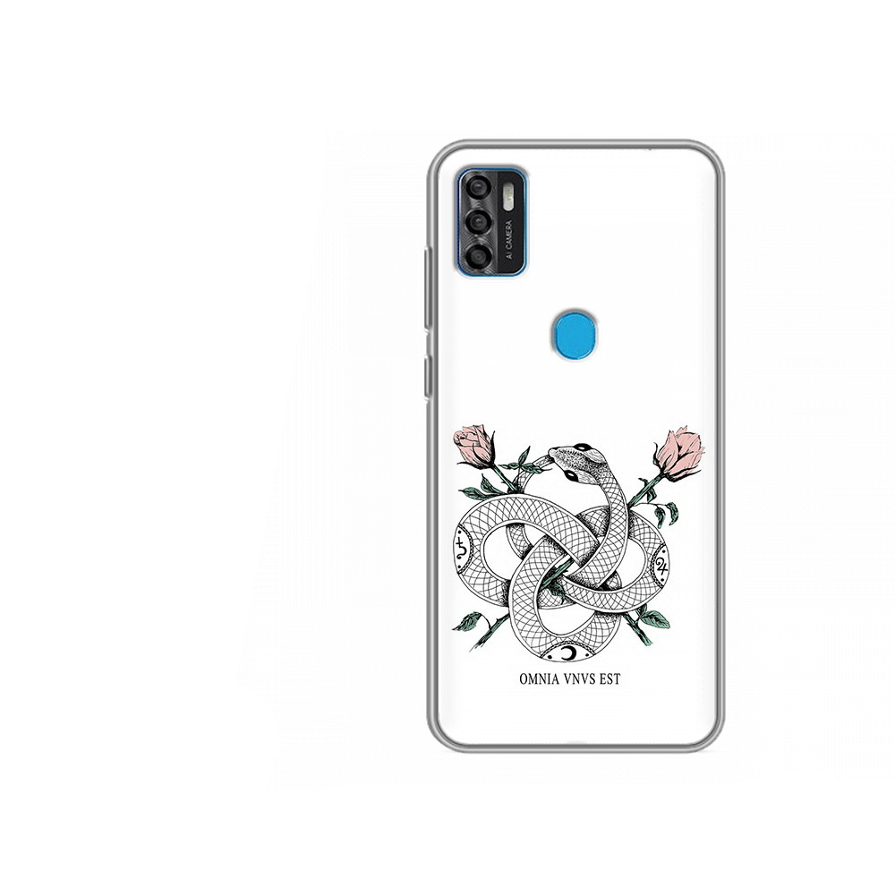 

Чехол MyPads Tocco для ZTE Blade A7s 2020 нарисованная змея абстракция (PT158171.472.502), Tocco