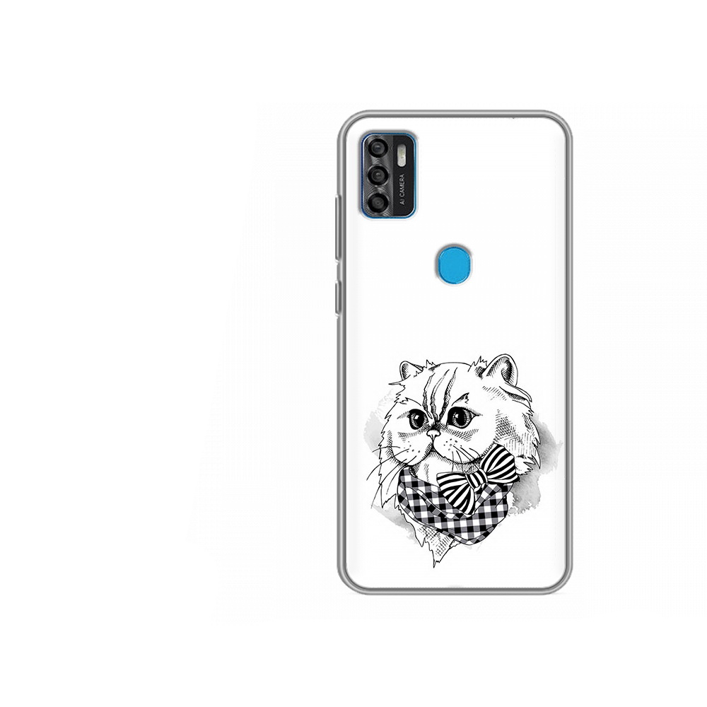 

Чехол MyPads Tocco для ZTE Blade A7s 2020 нарисованная красивая кошечка (PT158171.472.503), Tocco