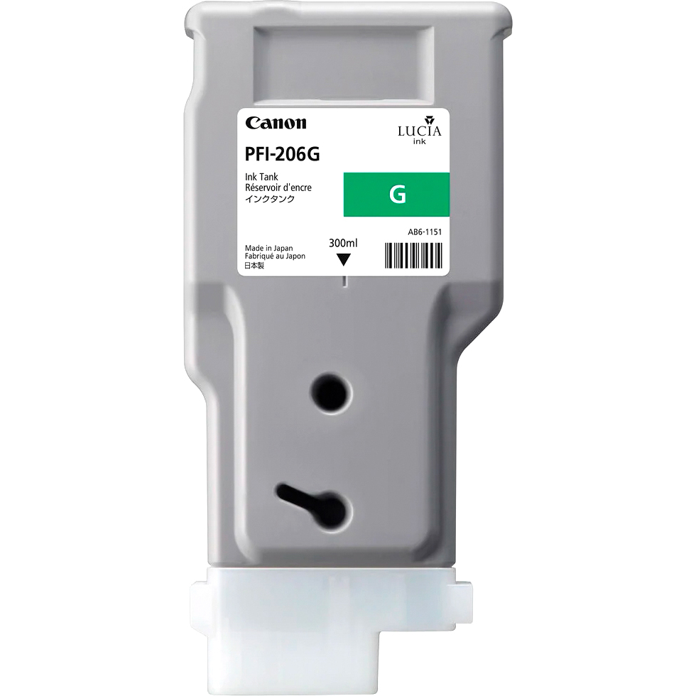 

Картридж для струйного принтера Canon PFI-206 G (5310B001), Зеленый, PFI-206G