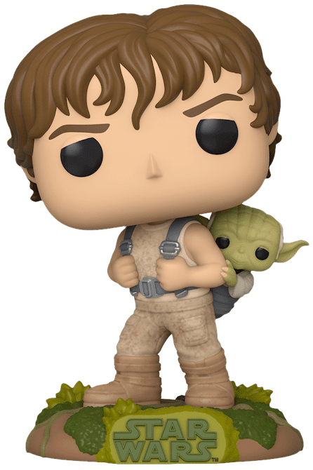 Фигурка Funko POP! Bobble: Luke Skywalker with Yoda 9,5 см