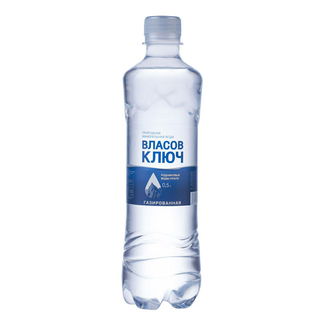 

Вода минеральная Власов Ключ газированная столовая 0,5 л