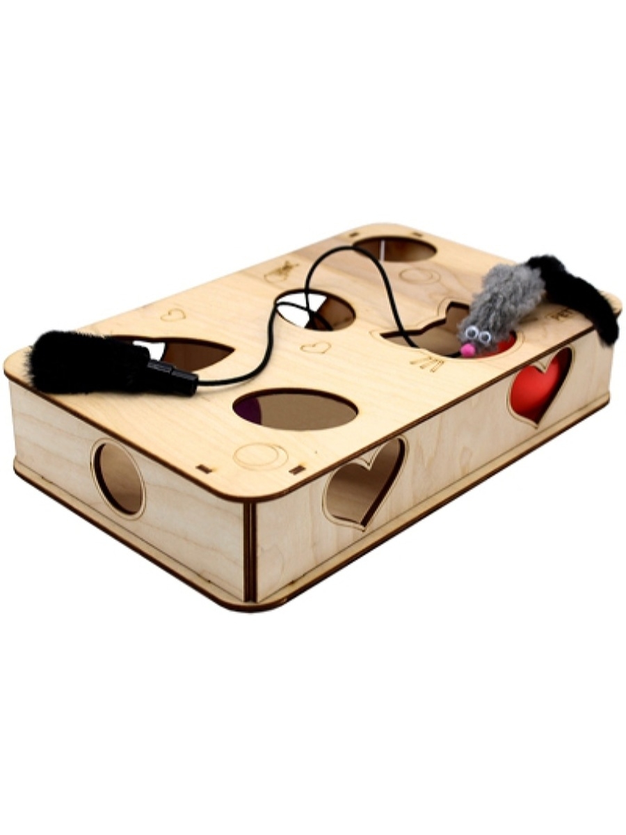 

Игрушка для кошек GoSi Игровой трек Прямоугольник, 26 см