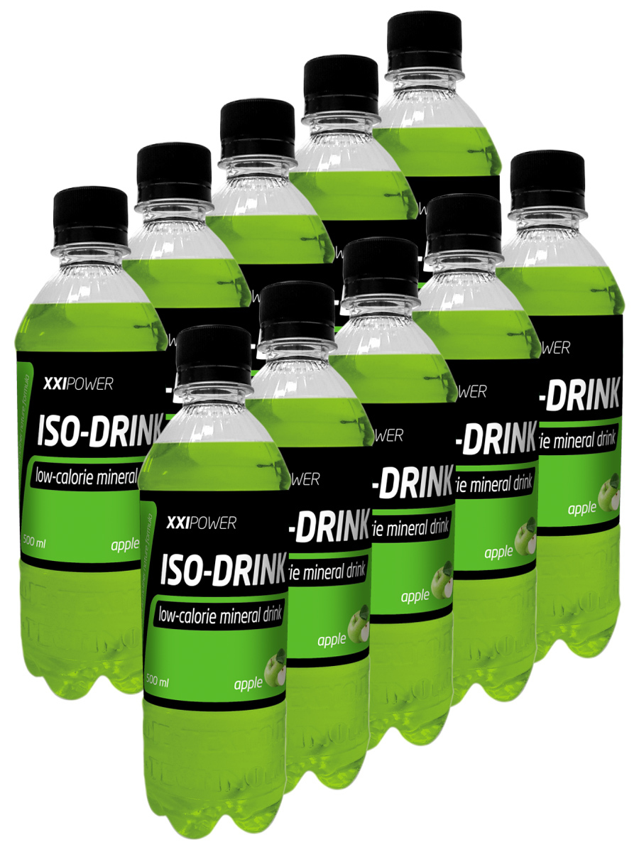 Спортивный напиток изотоник XXI Iso-Drink 10x0,5л (Яблоко)