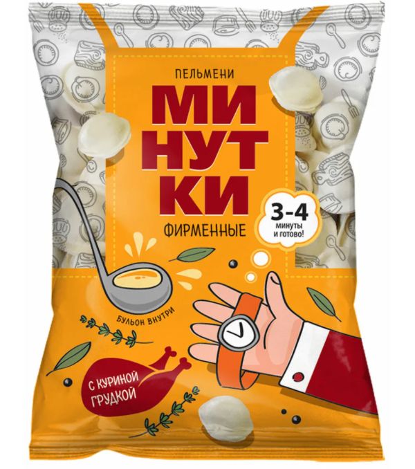 

Пельмени Минутки фирменные 800 г