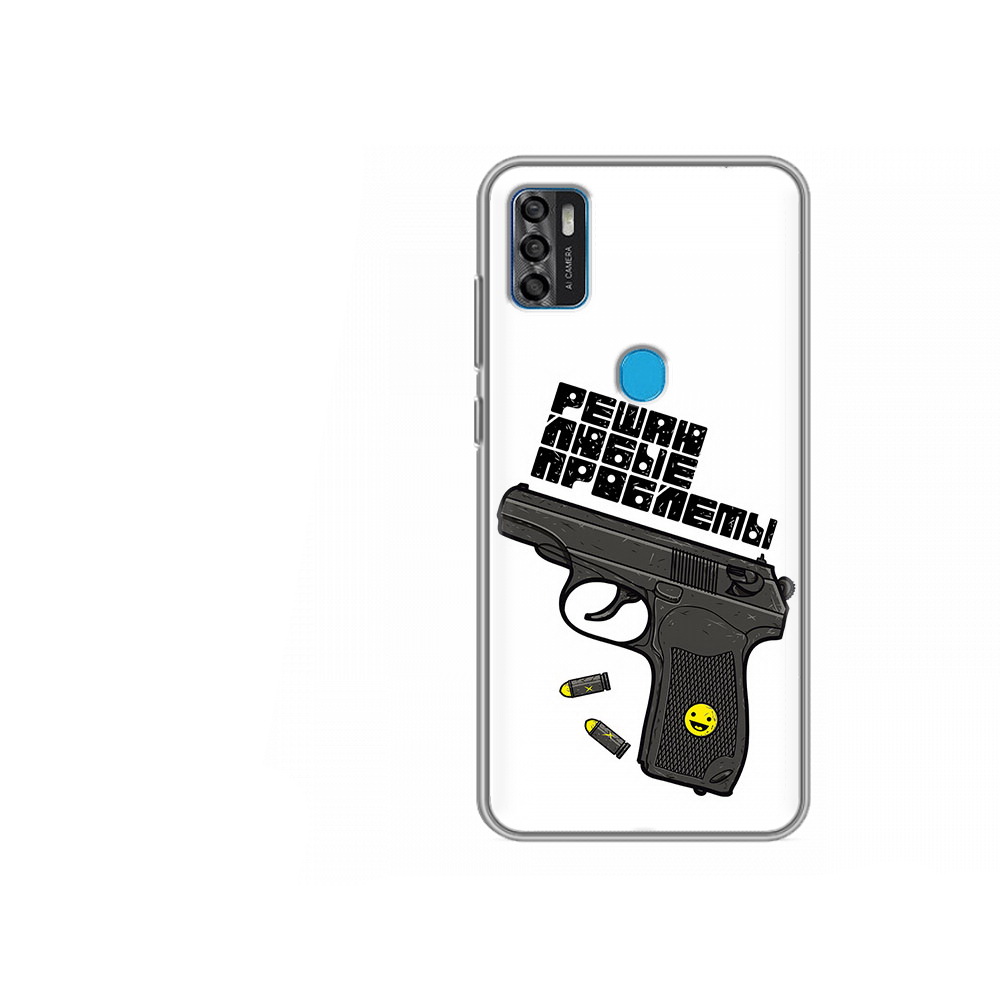

Чехол MyPads Tocco для ZTE Blade A7s 2020 пистолет против проблем (PT158171.472.542), Tocco