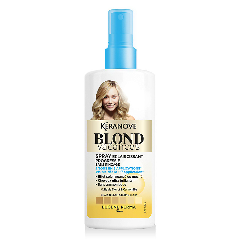 Спрей Для Волос Тонирующий Keranove Blond Vacances 125 Мл keranove спрей для волос тонирующий blond vacances spray