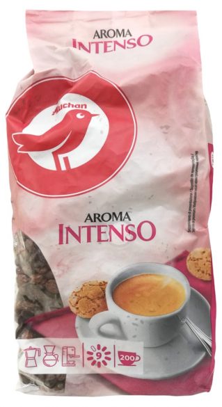 

Кофе АШАН Красная птица Aroma Intenso в зернах 1 кг