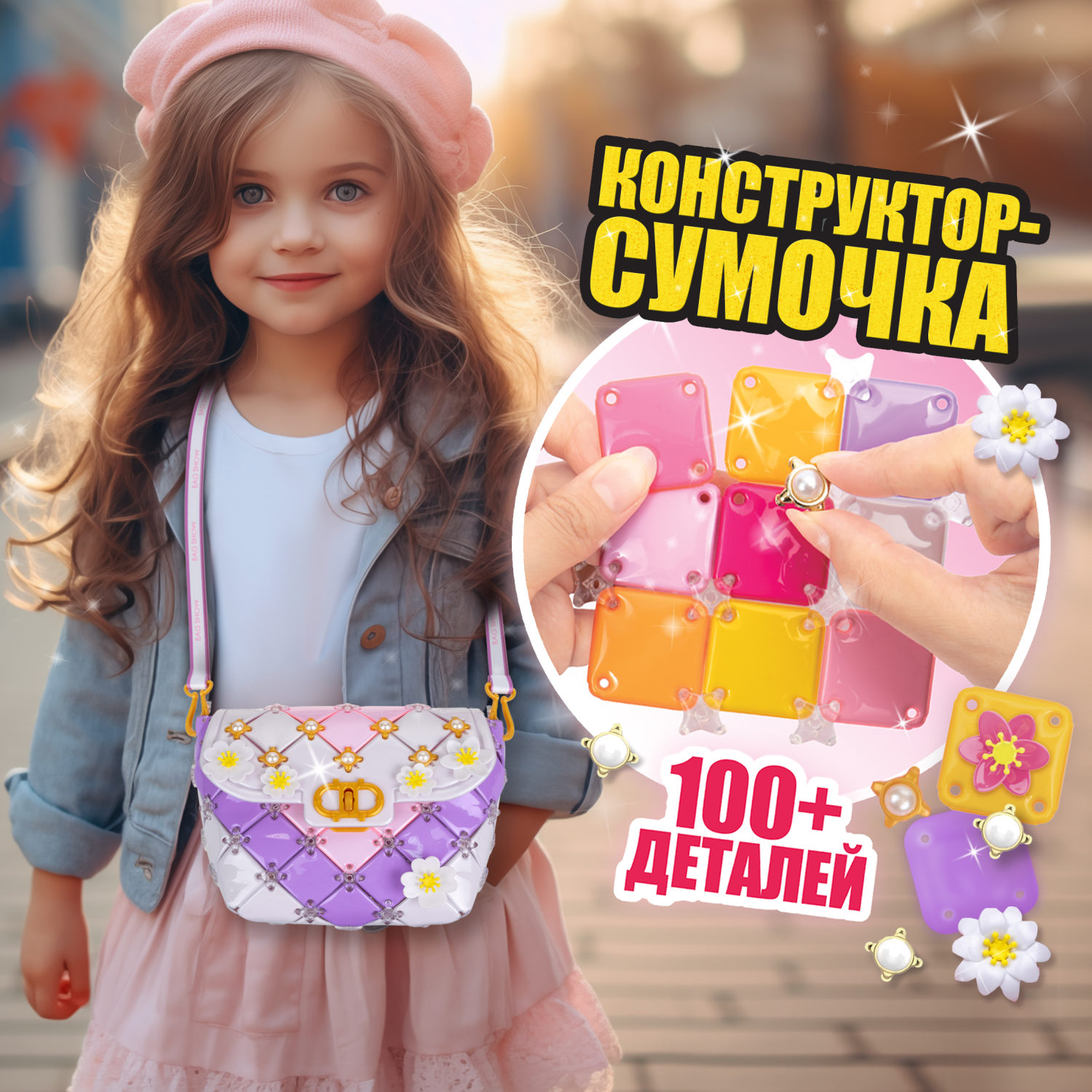 Набордля создания сумочки 1toy Sunrise, в кор 30х26х6 см