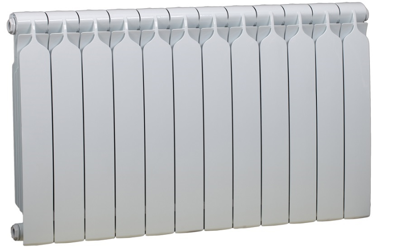 Биметаллический радиатор Теплоприбор BR1-500 12 секции белый (BR1-500/12)