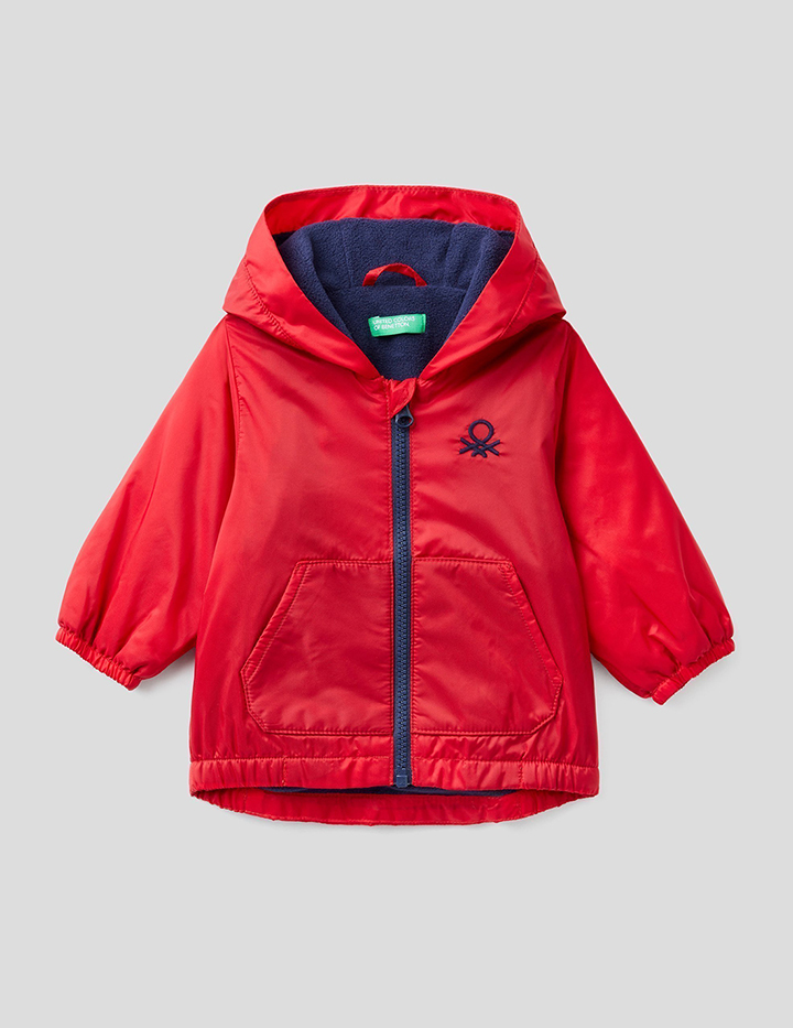 

Ветровка для мальчиков Benetton цв. красный р.86, 21A_2BL553NG0