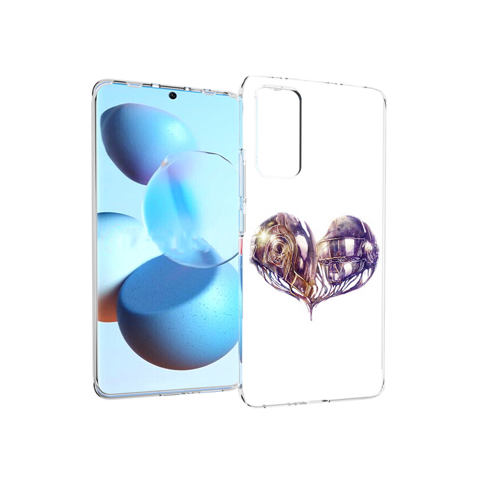 

Чехол MyPads Tocco для Xiaomi Mi Civi сердце абстракция (PT172370.274.596), Прозрачный, Tocco
