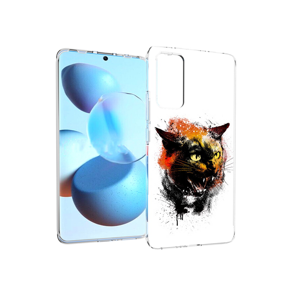 

Чехол MyPads Tocco для Xiaomi Mi Civi сиамский кот (PT172370.274.598), Прозрачный, Tocco
