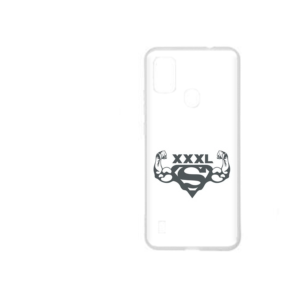 

Чехол MyPads Tocco для ZTE Blade A51 бодибилдинг супермен (PT160198.458.237), Прозрачный, Tocco