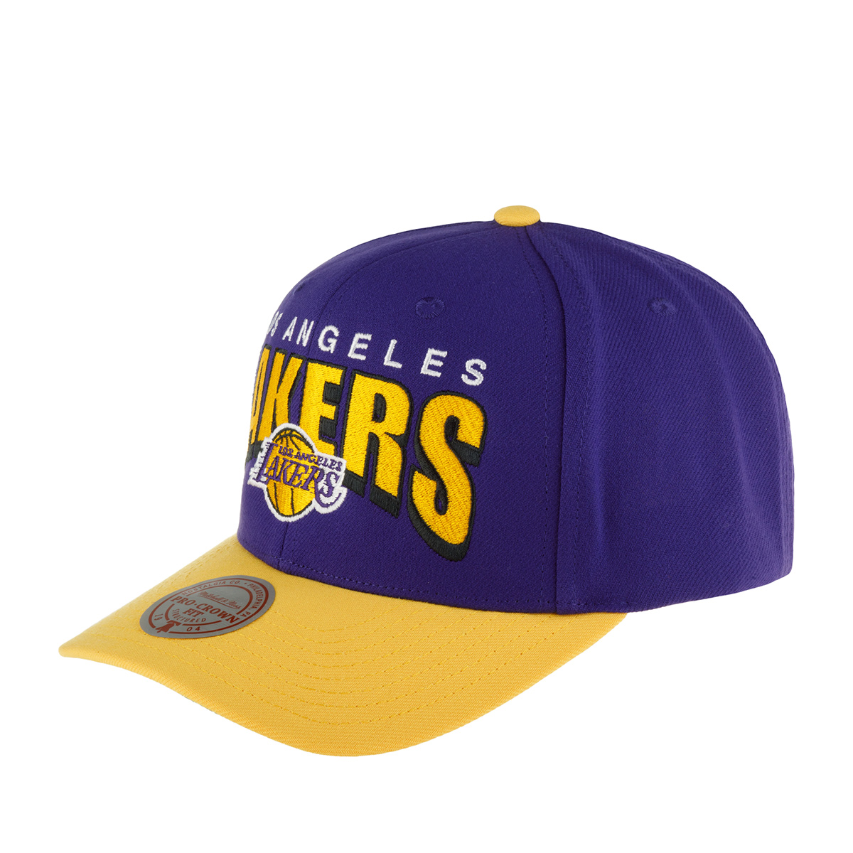 Бейсболка унисекс Mitchell & Ness HHSS6638-LALYY Los Angeles фиолетовая/желтая, one size Китай фиолетовый,  желтый