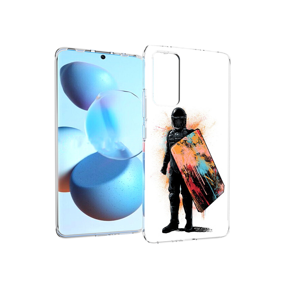 

Чехол MyPads Tocco для Xiaomi Mi Civi солдат с красочным щитом (PT172370.274.614), Прозрачный, Tocco