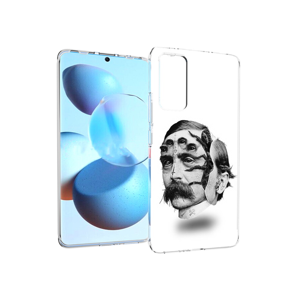 

Чехол MyPads Tocco для Xiaomi Mi Civi страшное лицо мужчины (PT172370.274.629), Прозрачный, Tocco