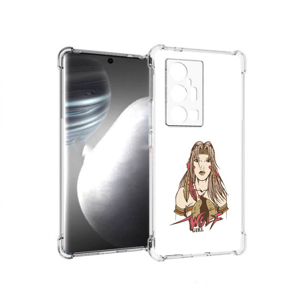 

Чехол MyPads Tocco для Vivo X7 Pro девушка волк (PT227071.403.306), Прозрачный, Tocco
