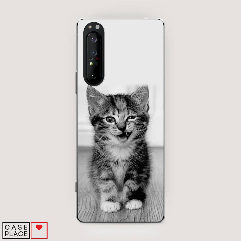 

Чехол Awog на Sony Xperia 1 II "Подмигивающий котенок", Разноцветный, 54550-1