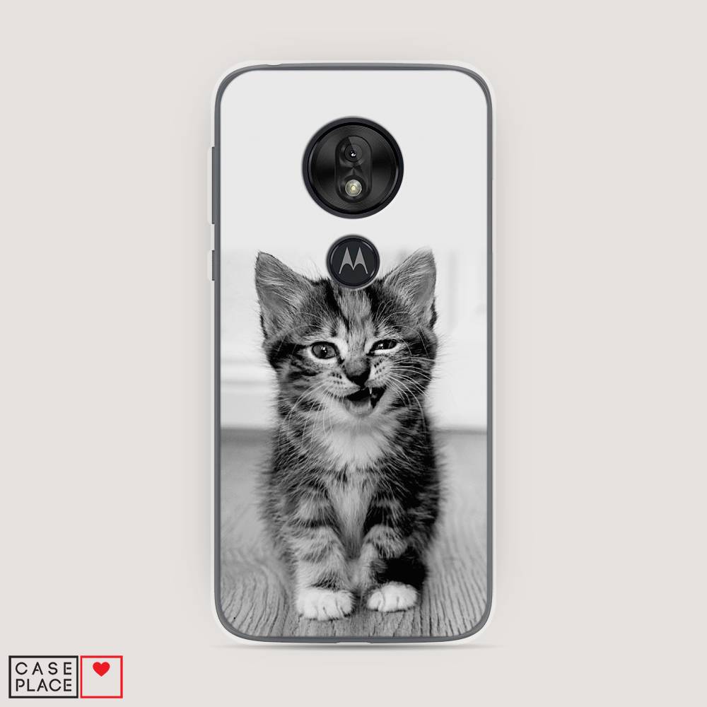 

Чехол Awog на Motorola Moto G7 Play / Моторола Мото G7 Play "Подмигивающий котенок", Разноцветный, 241250-1