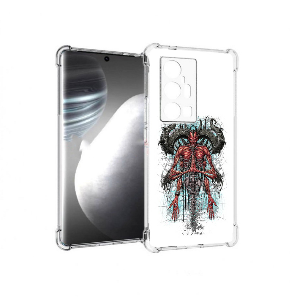 

Чехол MyPads Tocco для Vivo X7 Pro дьявол (PT227071.403.340), Прозрачный, Tocco