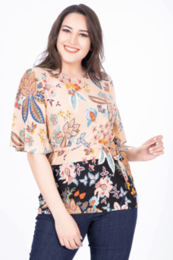 

Блуза женская My Line Moda 511 бежевая 2XL (доставка из-за рубежа), Бежевый, 511