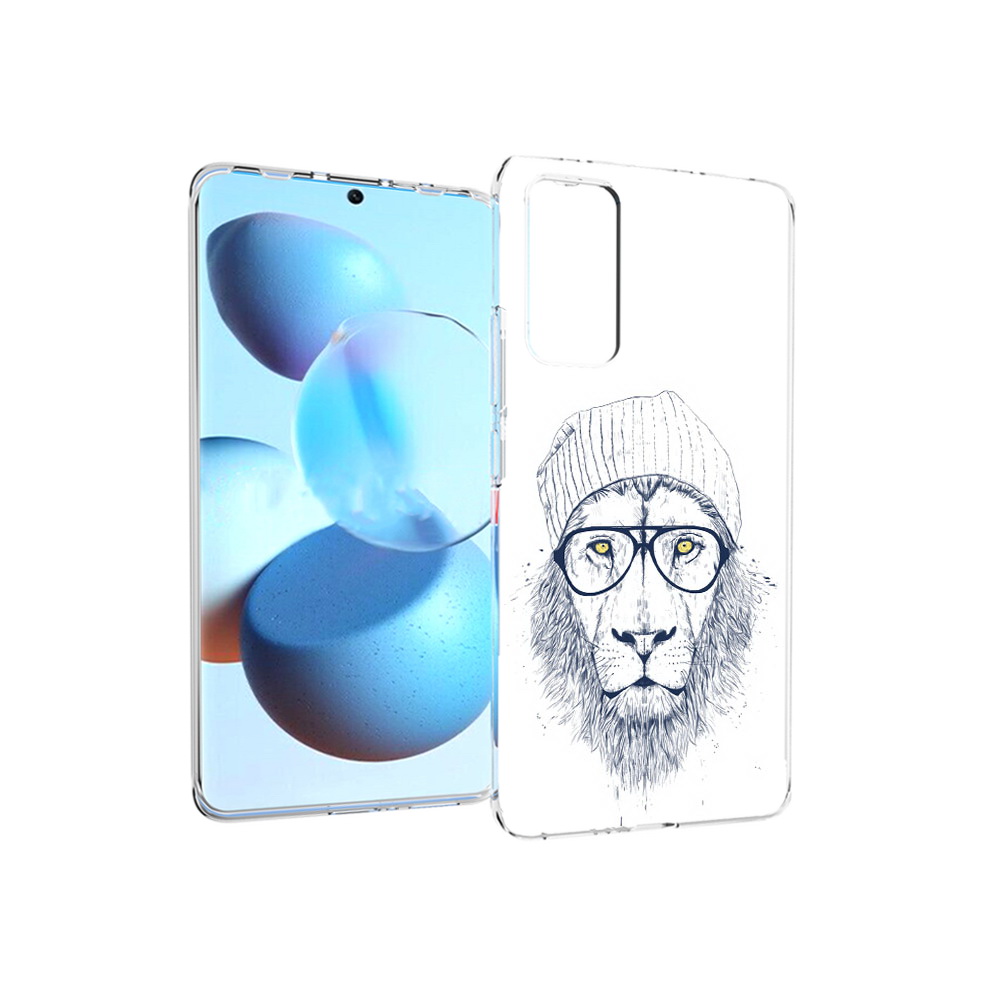 

Чехол MyPads Tocco для Xiaomi Mi Civi хиппи лев (PT172370.274.663), Прозрачный, Tocco