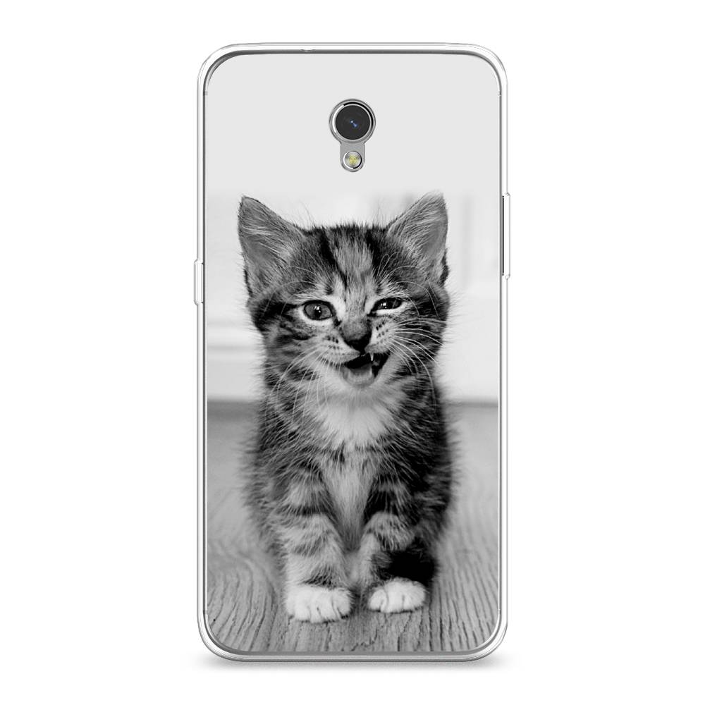 

Чехол Awog на ZTE Blade V7 / ЗТЕ Блэйд V7 "Подмигивающий котенок", Разноцветный, 131150-1
