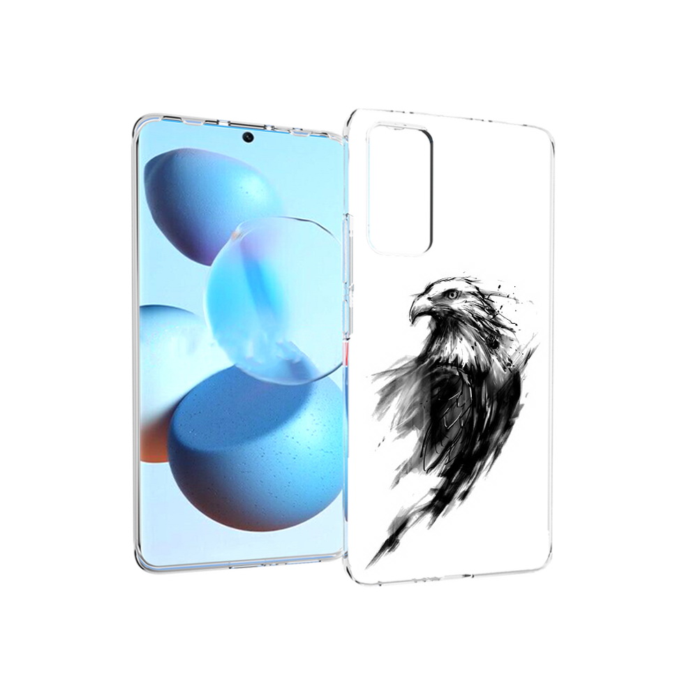 

Чехол MyPads Tocco для Xiaomi Mi Civi чб птица (PT172370.274.670), Прозрачный, Tocco