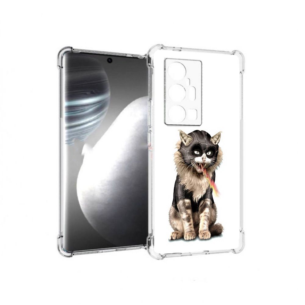 

Чехол MyPads Tocco для Vivo X7 Pro дьяволский кот (PT227071.403.341), Прозрачный, Tocco